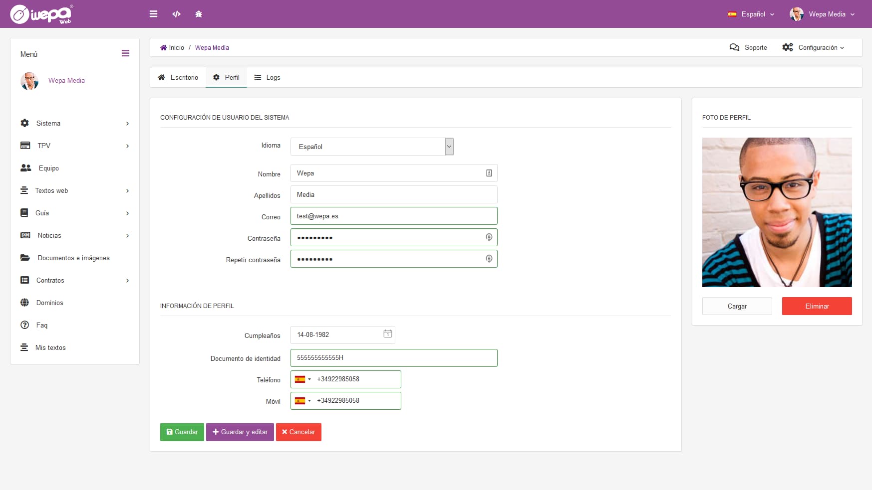 Gestione tu mismo<br> el diseño web